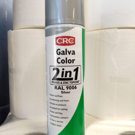 CRC Galva Color RAL9006 maali 500ml hope