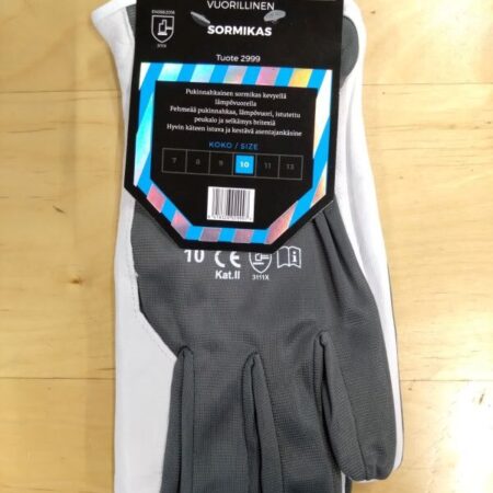 Käsine pukinnahka/Fleecevuori